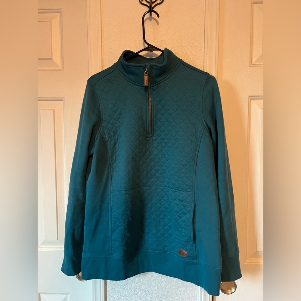 L.L. Bean quarter zip quilted sweatshirt